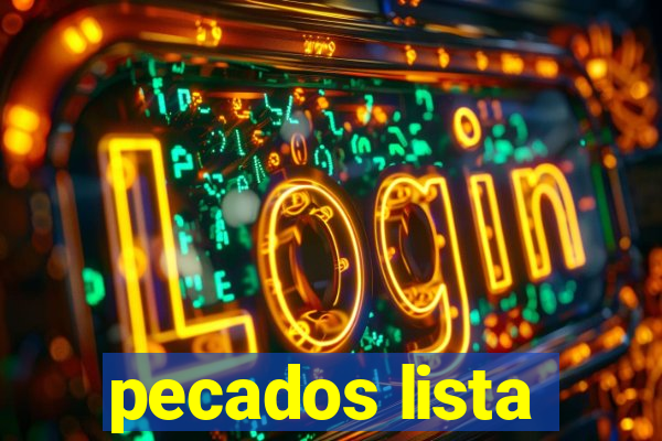 pecados lista